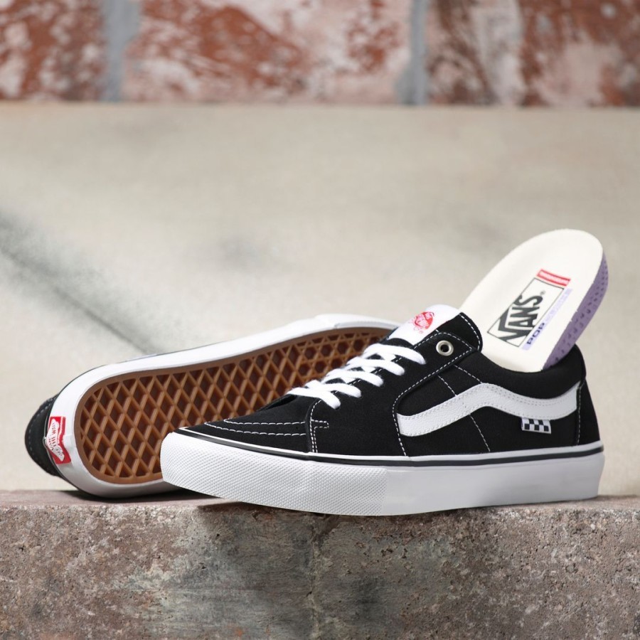VNS SK8 LOW PRO SKATE BLACK WHITE ORIGINAL