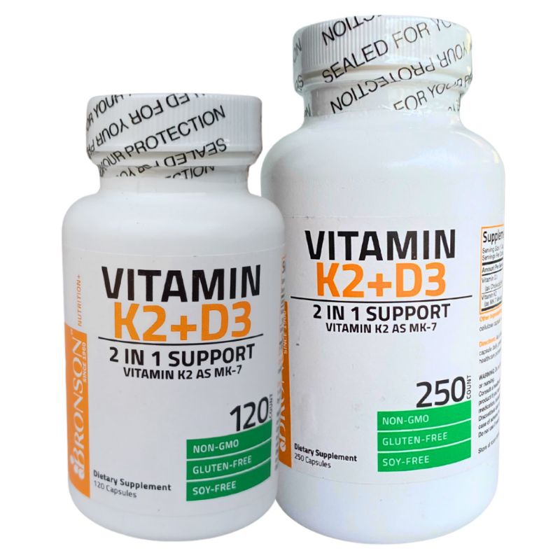 Bronson vitamin D3+ K2 Original 10000iu