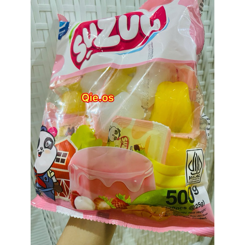 

puding susu rasa buah 500 gram isi 20 manis puding jelly manis
