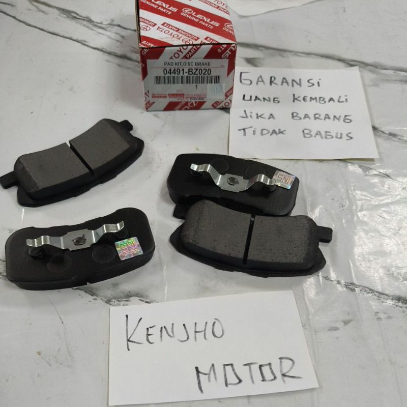 kampas rem depan Toyota Agya matic (garansi)