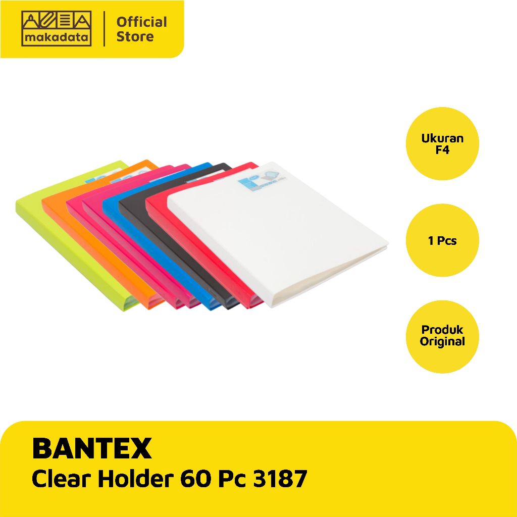 

DOKUMEN KEEPER | CLEAR HOLDER BANTEX F4 ISI 60 POKET 3187 MURAH