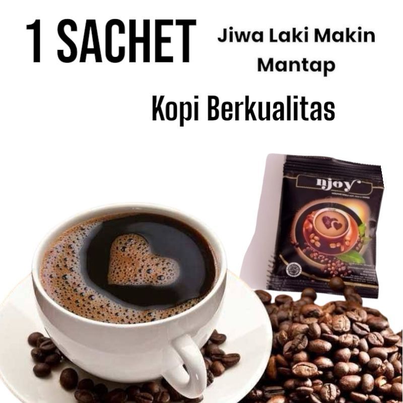 

(COD) Kopi N Joy Eceran Sachet Original BPOM | Serbuk Rasa Atasi Lemas