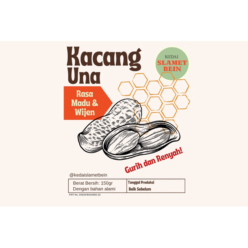 

Kacang Una Madu & Wijen