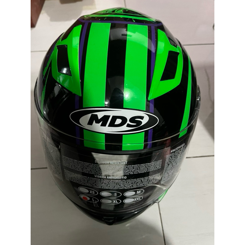Helm Mds Full Face Provent Black