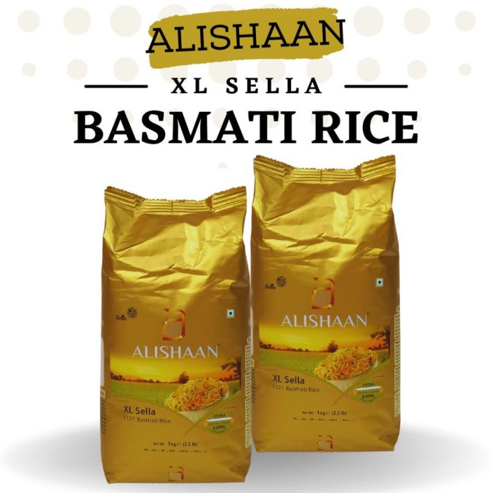

ALISHAAN BASMATI RICE XL SELLA | BERAS BASMATI | BERAS INDIA | BERAS PANJANG