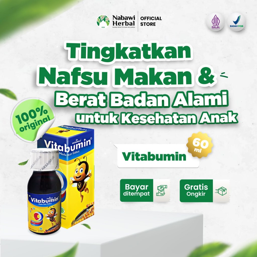 VITABUMIN - Madu Ikan Gabus Suplemen Makanan Anak 60ml