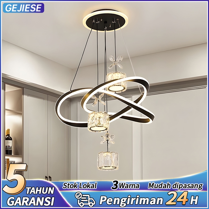 【COD】Lampu Gantung Ruang Tamu Minimalis Kristal Lampu Hias Gantung Lampu Hias Ruang Tidur Ruang Tamu