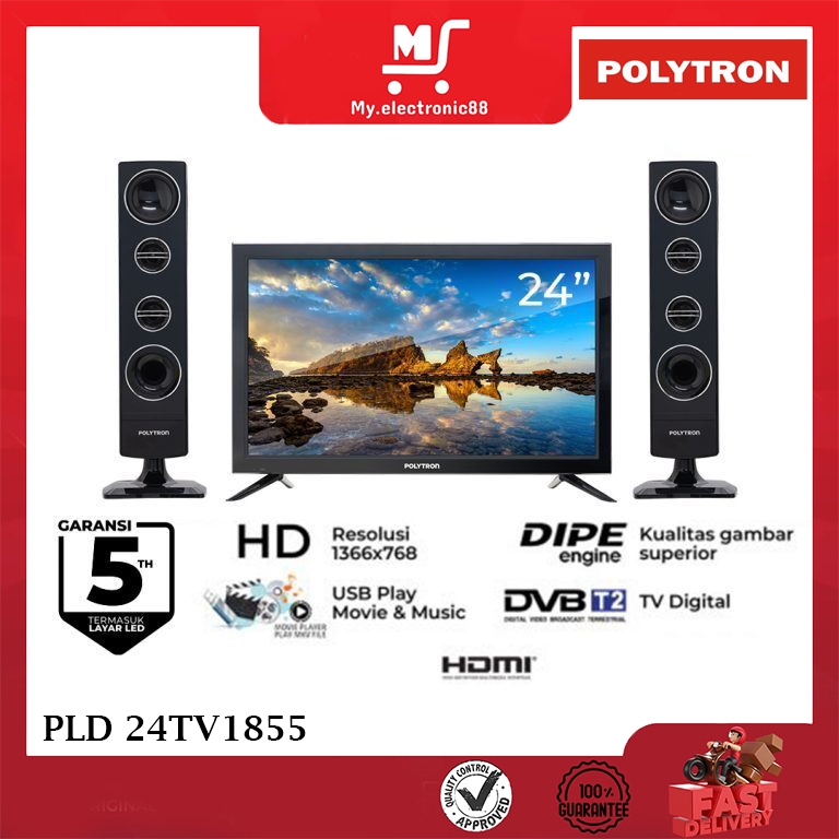 TV Digital POLYTRON Cinemax 24 inch (PLD 24TV1855)