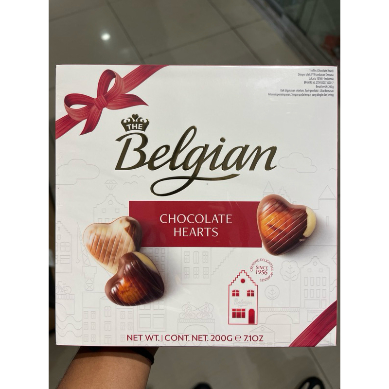 

BELGIAN CHOCOLATE HEARTS 200 GR / COKELAT BELGIAN ISI 20 / COKELAT IMPORT