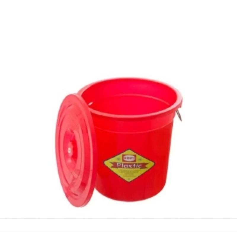 shinpo 130 T ember tong gentong air 30 liter dengan tutup plastik