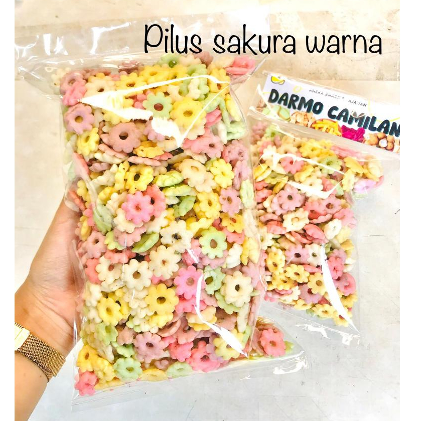 

Pilus Sakura Warna 400gr 200gr Ajisan Kembang Ribut