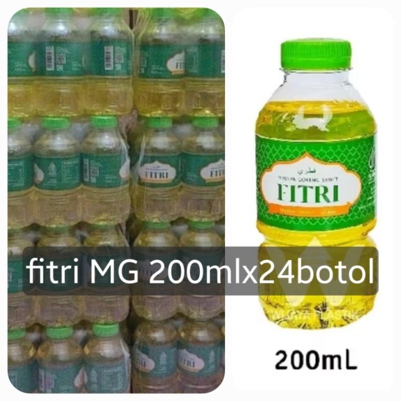 

fitri minyak goreng botol 200ml×24botol
