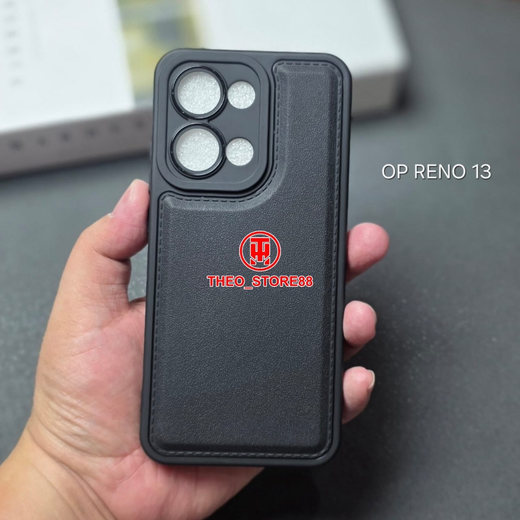 OPPO RENO 13 OPPO RENO 13F CASE LEATHER PRO BLACK OPPO RENO 13 OPPO RENO 13F