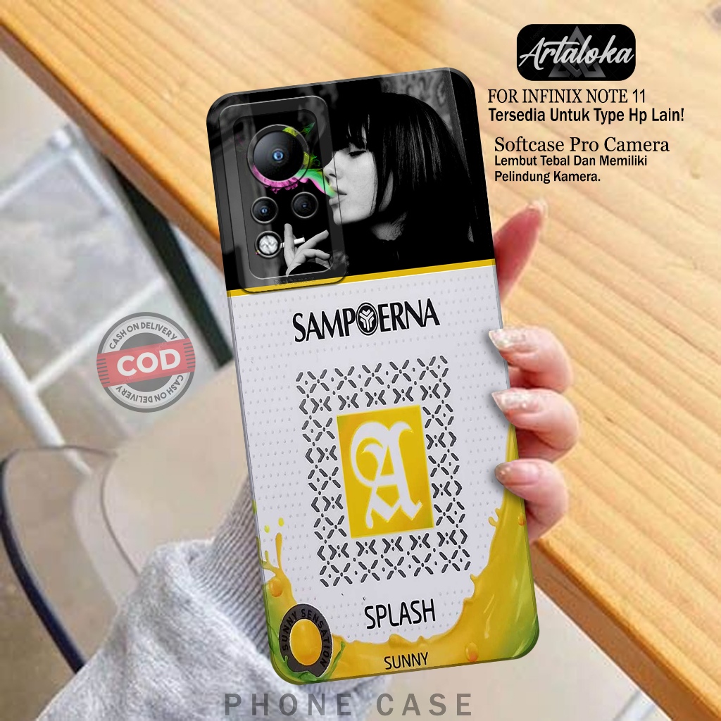 Case Hp Infinix Note 11 Fashion Case RK Keren Softcase Infinix Note 11 Silikon TPU Pro Camera Casing