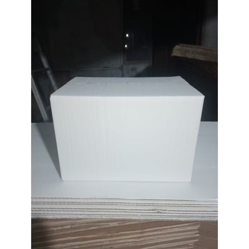 

kardus putih 29x21.5x18.5 polos