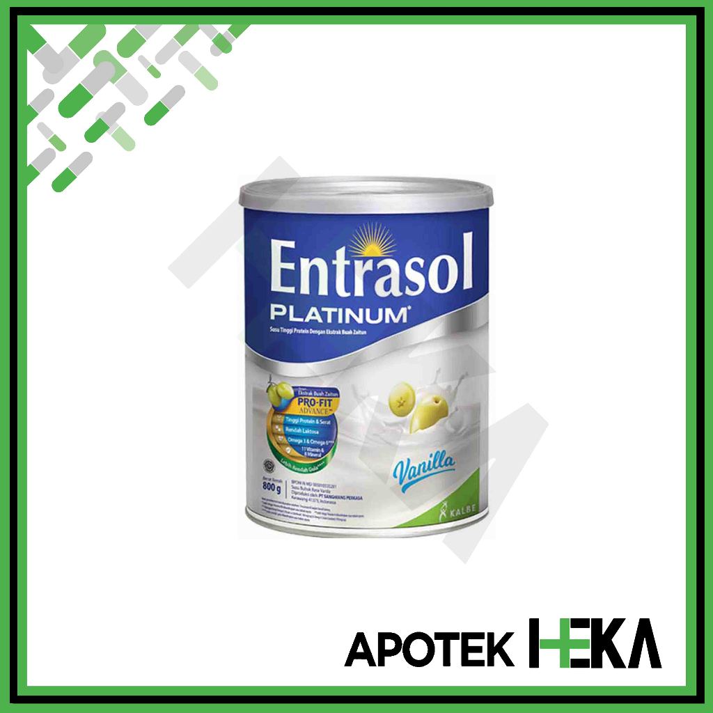 

Entrasol Platinum 800 g - Susu Tinggi Kalsium [TANGERANG]