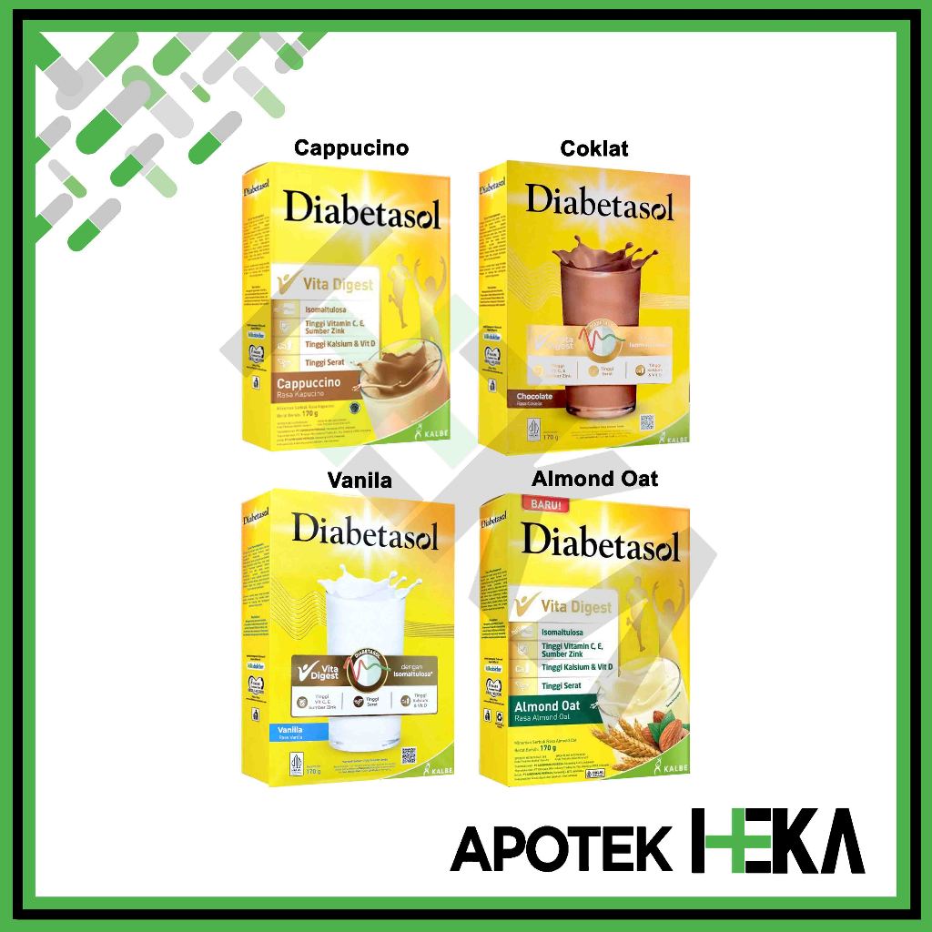 

Diabetasol 170 g - Susu Nutrisi Khusus Diabetes [TANGERANG]
