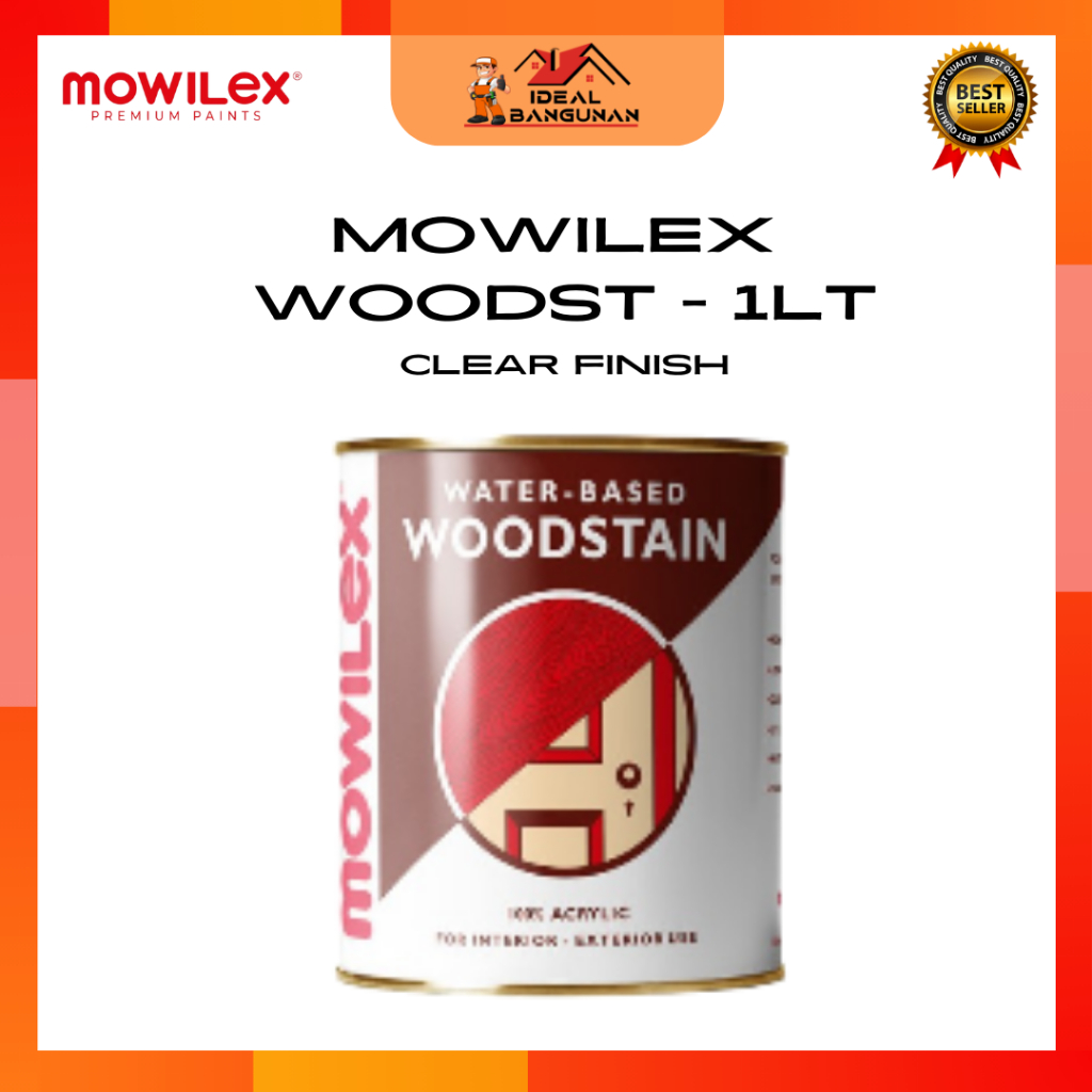 [READY] MOWILEX WOODST CLEAR FINISH 1 LT | CAT MOWILEX