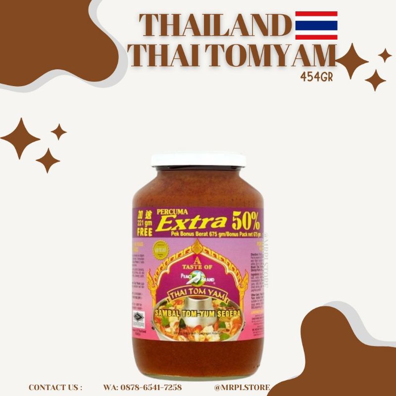 

PEACE PASTA TOMYUM 454 GR