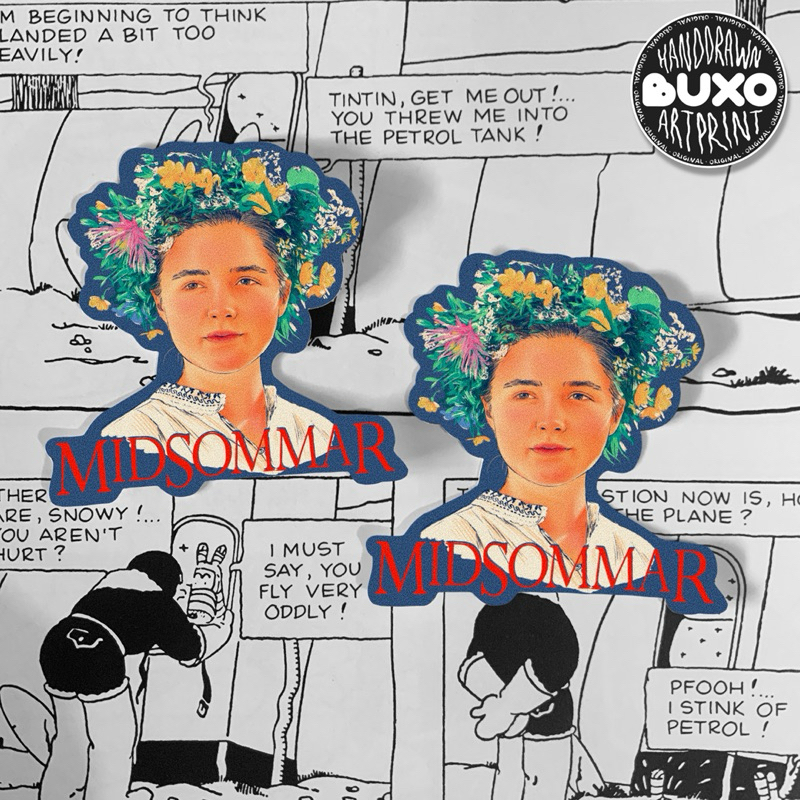 

buxo - MIDSOMMAR vinyl sticker / sticker film movie series lucu stiker laptop tumbler