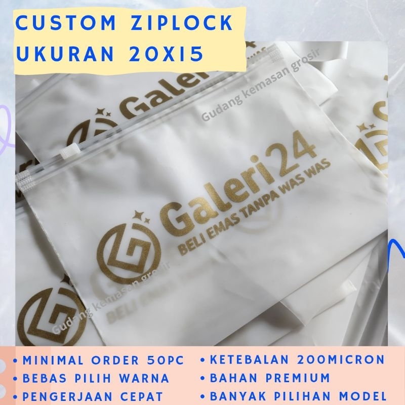 ZIPPER BAG CUSTOM SABLON/KEMASAN HIJAB CUSTOM/POUCH HIJAB CUSTOM/ZIPLOCK CUSTOM