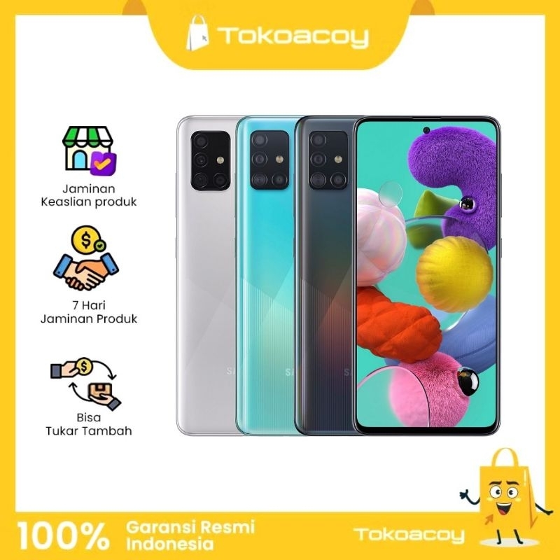 Samsung Galaxy A51 8/256GB Resmi Sein Fullset