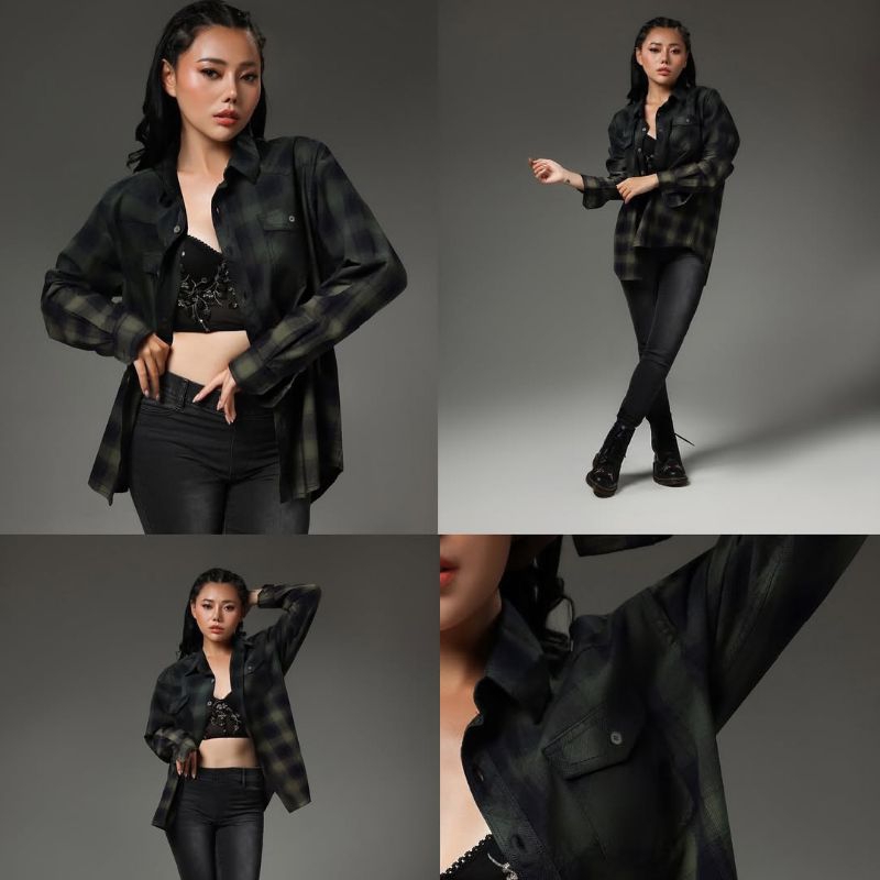 RUCAS Gradation Green Washed Shirt - Wendy