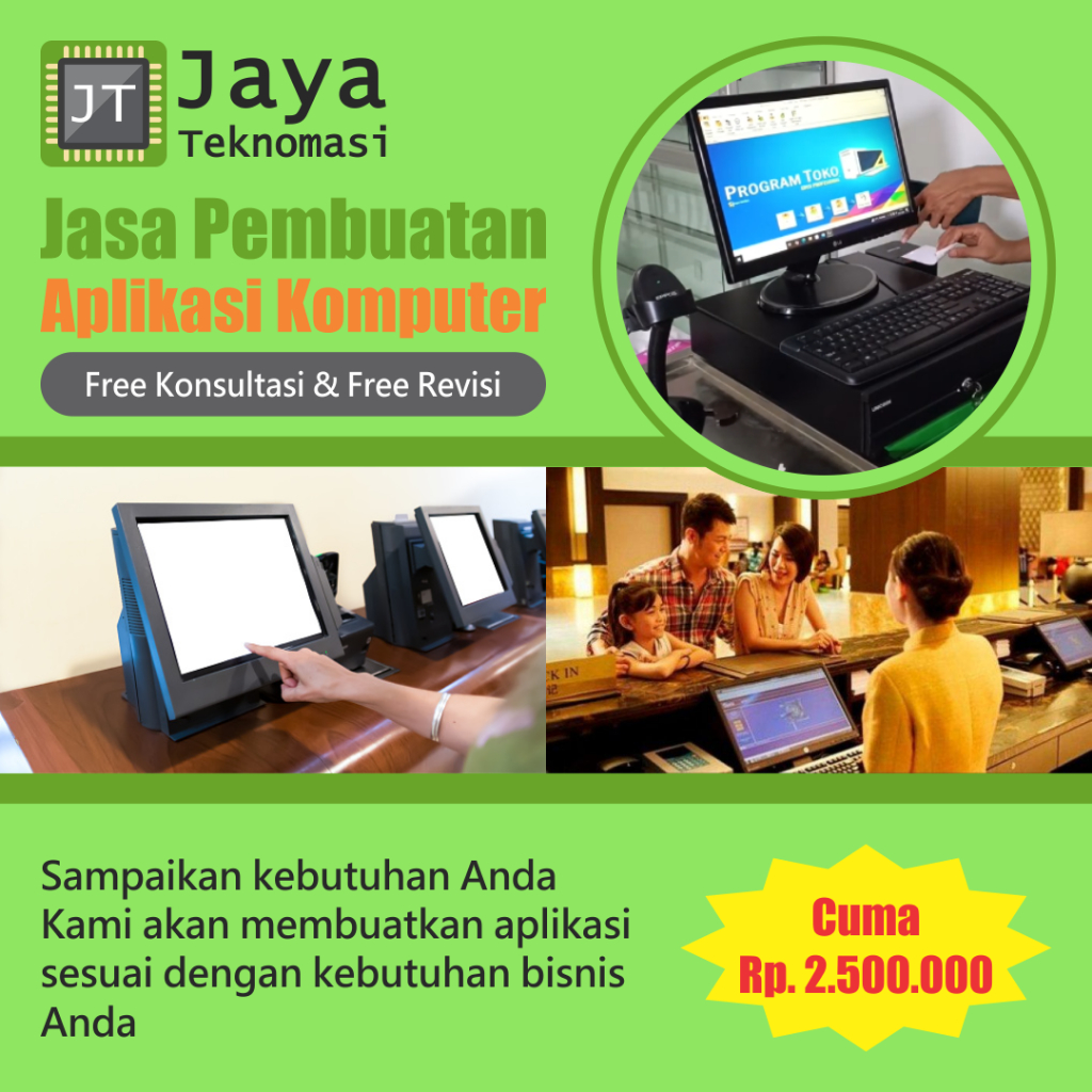 Jasa Pembuatan Aplikasi atau Software Komputer