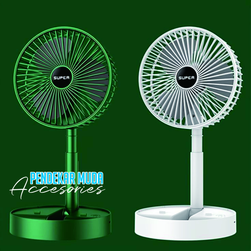 Kipas Angin Lipat Portable SQRS Rechargeable / Kipas Lipat Portable Meja Lipat Portable Usb 180° rum