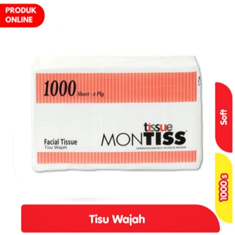 Tisu Montiss 1000 Sheets