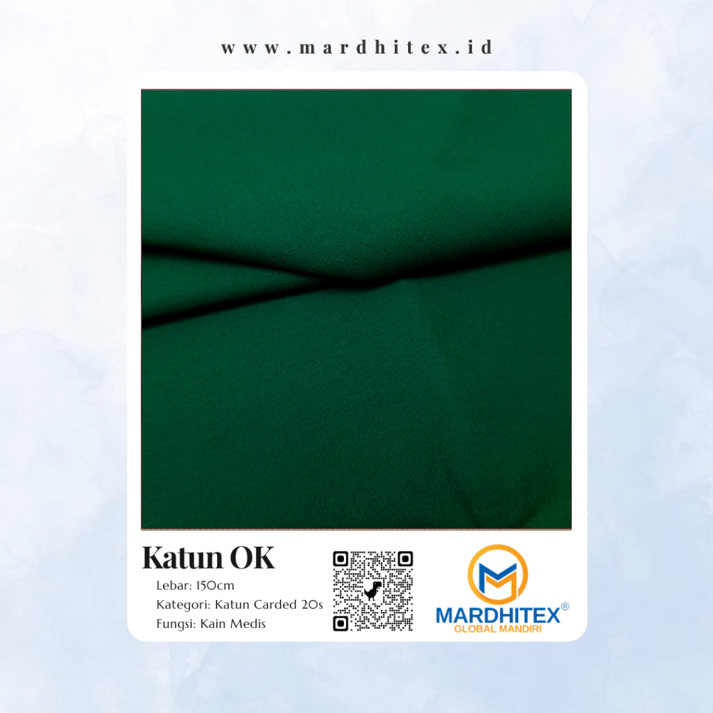 Kain Katun OK Baju Operasi (Bukan Anti Darah/Soil Release)