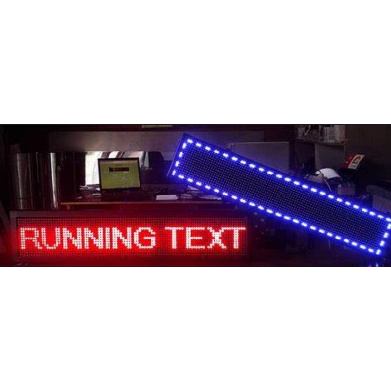 Panel Led Running Text P10 RGB Outdoor Non Frame 16x192