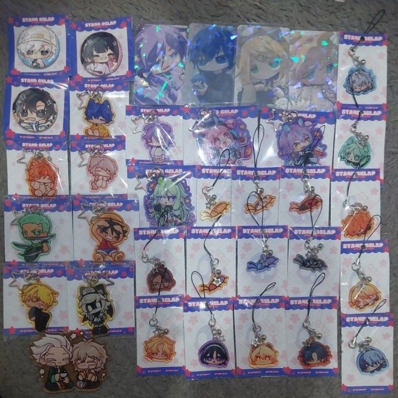 FanMerch Collection :3 (after event)☆Project Sekai, Link Click, One Piece, HSR, Alien Stage, Virtual