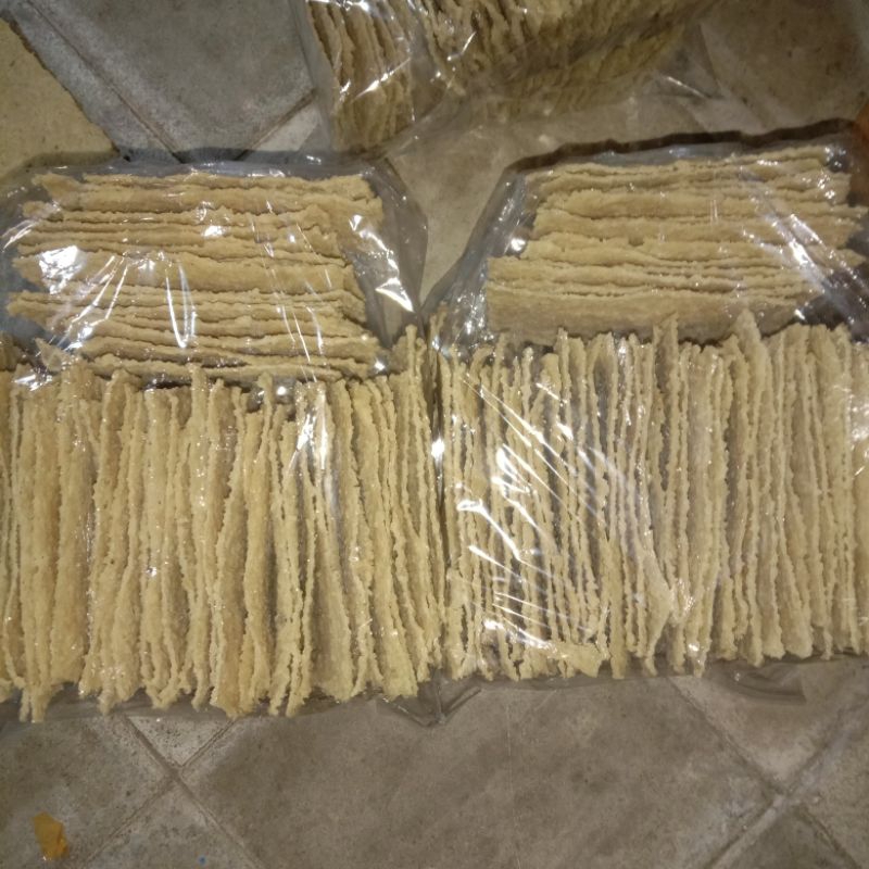 

KRUPUK KRECEK MENTAH 1kg GENDAR | LEMPENG | PULI