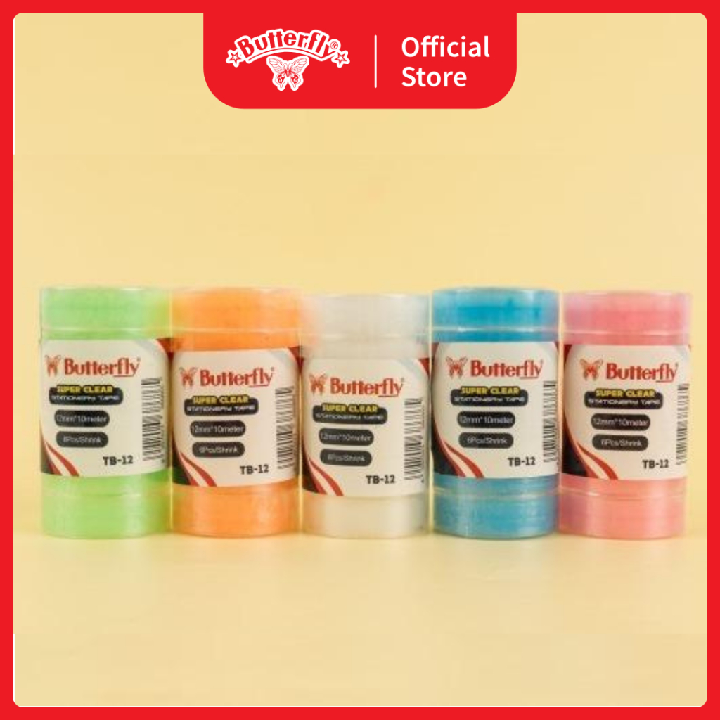

Butterfly Super Clear Stationery Tape