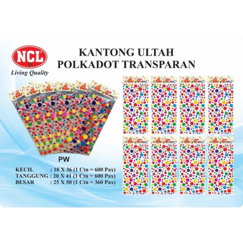 

KANTONG ULANG TAHUN / KANTONG ULTAH UKURAN SEDANG/TANGGUNG / PEMBUNGKUS ULTAH MOTIF POLKADOT