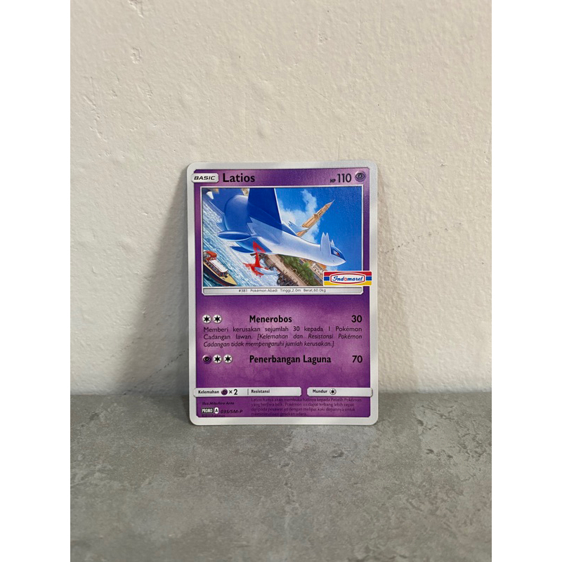 Latios Promo Indomaret Domar Pokemon TCG Indonesia