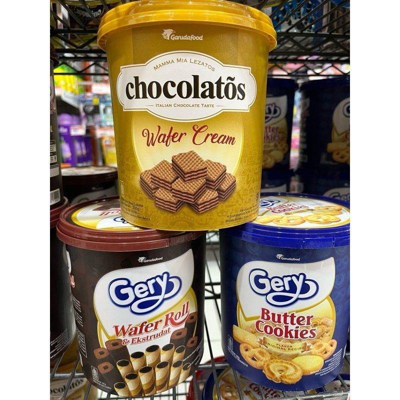 

Gery Butter Cookies , Wafer Cream ,Wafer Roll Garuda Food