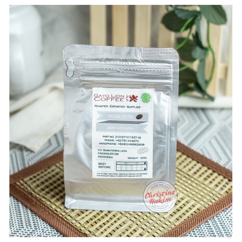 

Gayo Lion Coffee Robusta Jam Gadang / SILVER