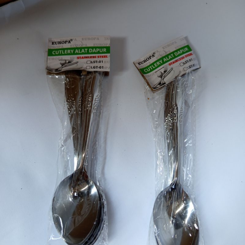(12 pcs) sendok makan selusin sendok stainless sendok makan