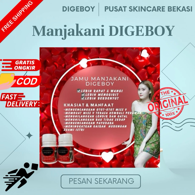 JAMU MANJAKAI DIGEBOY BIKIN RAPET SINGSET ORIGINAL 100% BPOM