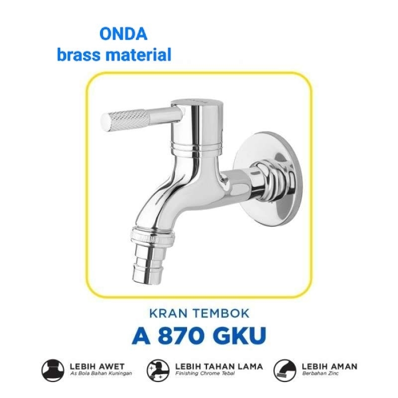 Kran air ONDA A 870 GKU 1/2" Kran Taman Kran Tembok ONDA A 870 GKU