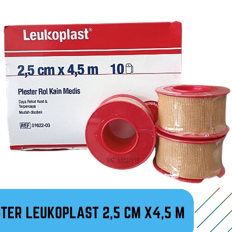 LEUKOPLAST PLESTER ROLL KAIN MEDIS 2.5 CM X 4.5 M