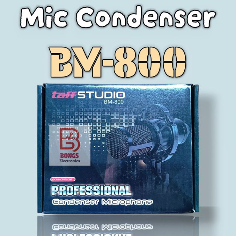 Mic Condenser BM 800/BM800 Taffstudio