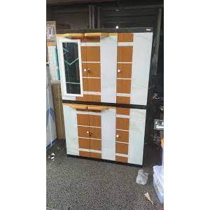 LEMARI PLASTIK NAIBA 3 PINTU KACA FULL RAK FREE ONGKIR SERANG KOTA LEMARI PLASTIK 3 PINTU KACA NAIBA