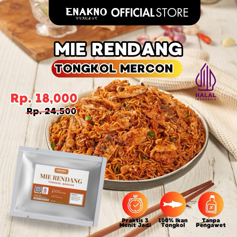 

[ENAKNO] Mie Rendang Tongkol Mercon