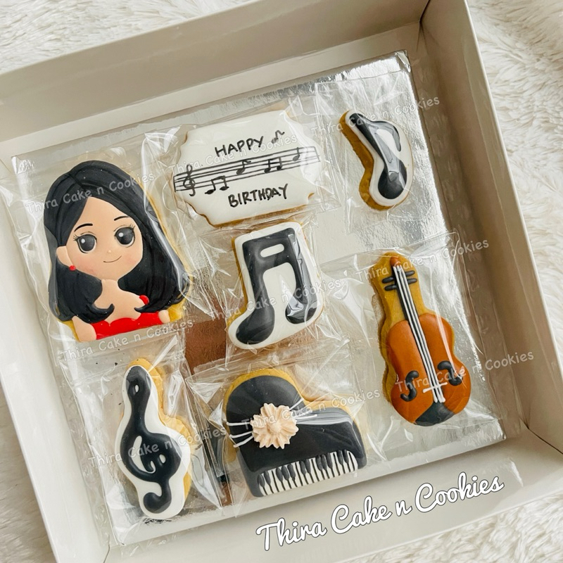 

kado cookies musik kue kering gift music kukis hadiah unik kuker