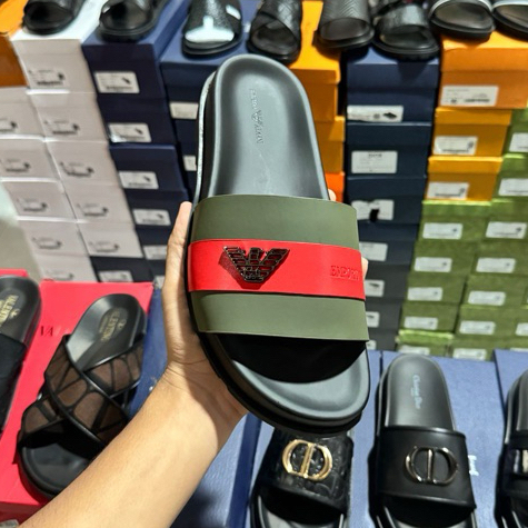 [ HIGH QUALITY ] SandalARman  New Arrival Sandal Slip On Unisex Best Sansal Pria Wanita Slip On Impo