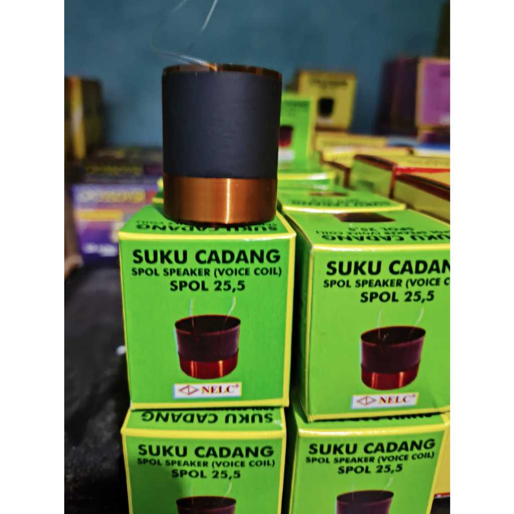 Spull Speaker NELC 25.5 mm - 0.15 mm Single coil / Spul Spool Voice Coil 25,5 mm 0.15 mm Lilitan Lua
