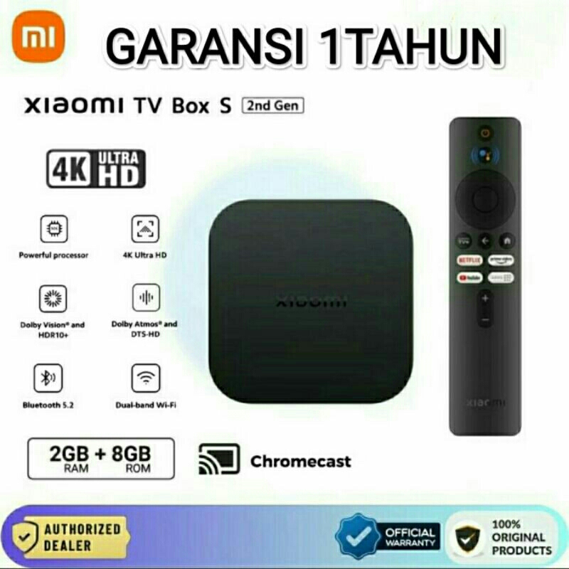xiaomi tv box s 2nd gen tv box android